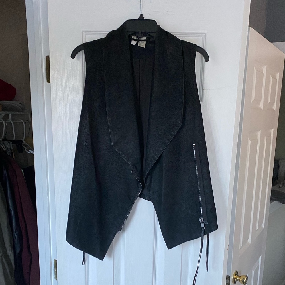 Pleather vest